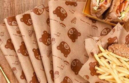 Custom Hot Paper for Simple Food Service Wrap