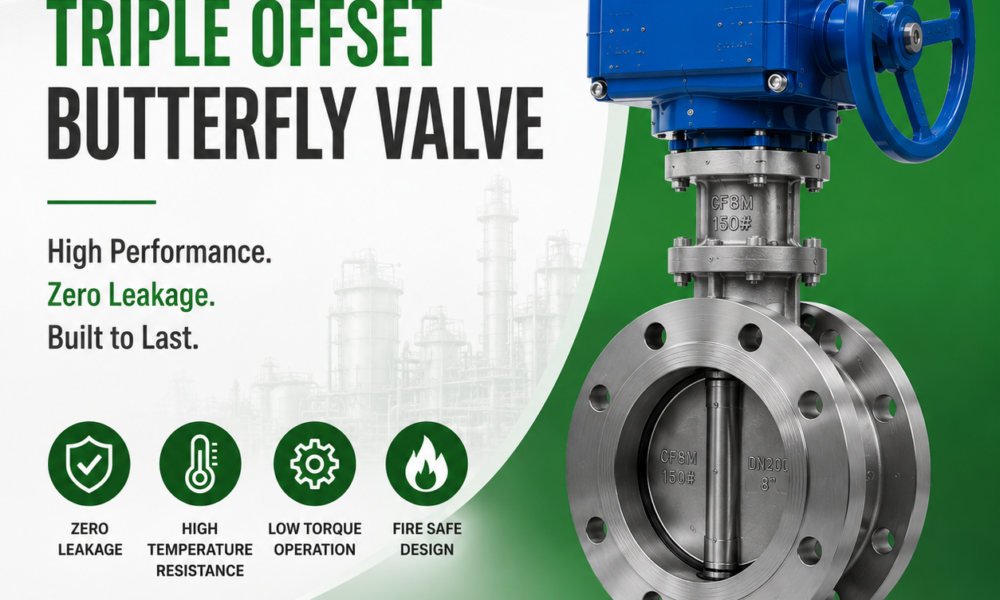 Triple offset Butterfly Valve