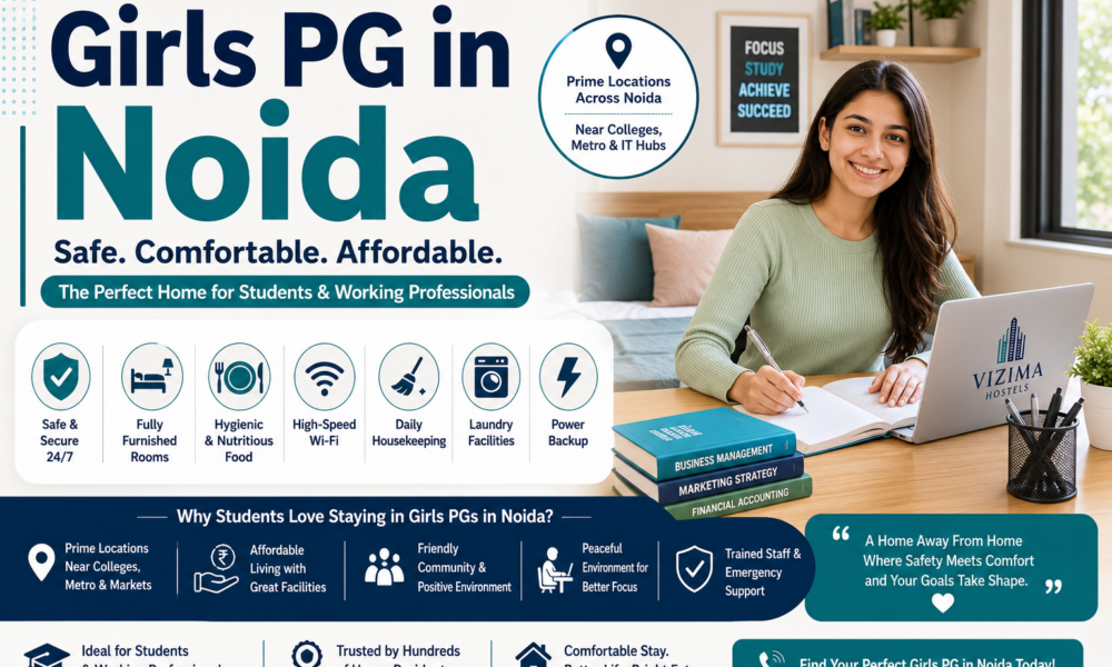 Girls PG accommodation in Noida