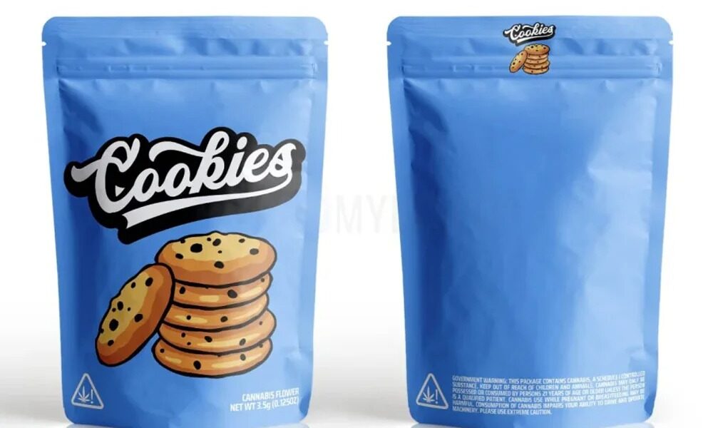 Custom Cookies Mylar Bags With Simple Custom Design Custom Cookies Mylar Bags With Simple Custom Design