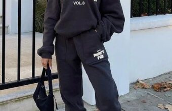 White Fox Joggers Hold Colour Even After Regular Machine Washing White Fox Graphic Sweatshirt & Jogger Co-Ord